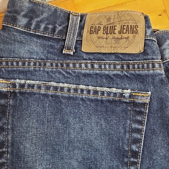 vintage gab blue jeans Men 34X32 made in usa - Picture 2 of 5